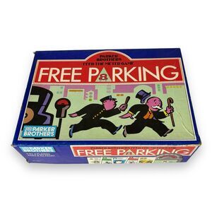 Vintage Free Parking Parker Brothers 1988 Feed the Meter Card Game Monopoly